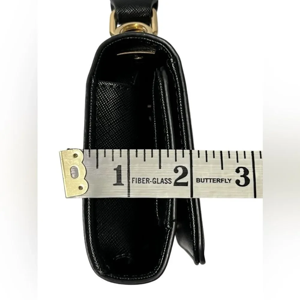 G by Guess‎ Crossbody trifold wallet purse clutch detachable strap black